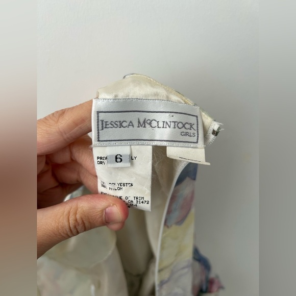 Vtg Jessica's Gunnies Gunne Sax Girls Dress Floral Party dress - Picture 3 of 11